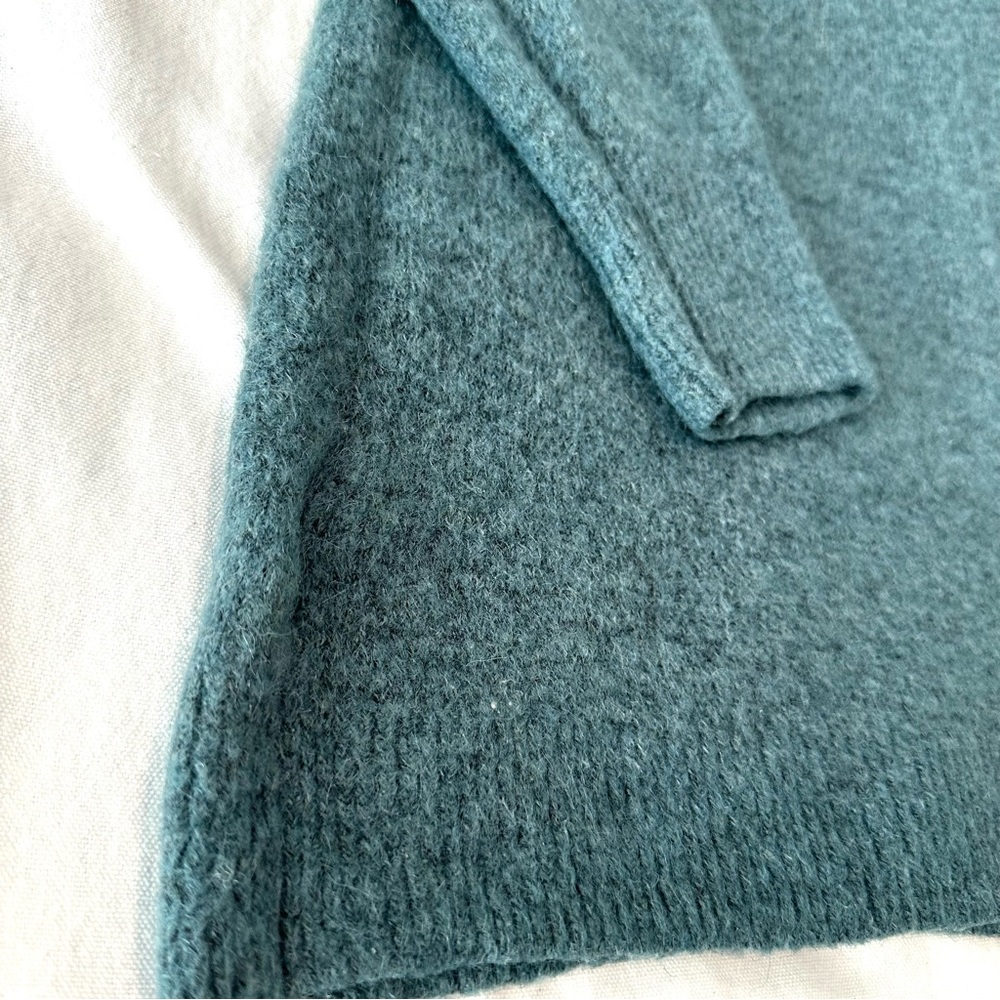 Label of Goods Sweater Mohair Wool Blend V-Neck Pullover Oversized Size S - Picture 7 of 16
